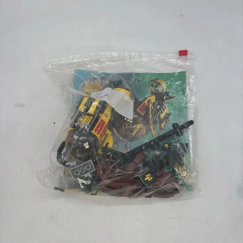RARE Lego 7776 Aquazone Aquaraiders Shipwreck 99% Complete w/ Manual